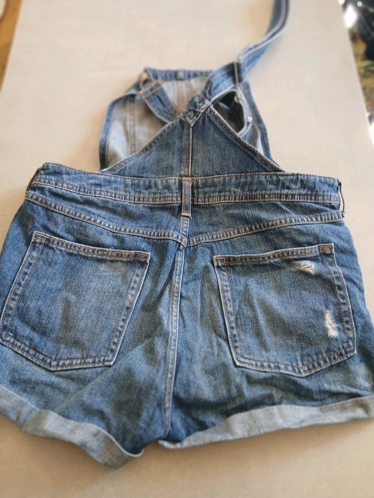 Overol corto de mezclilla H&M Divided - Efecto desgastado – photo 6